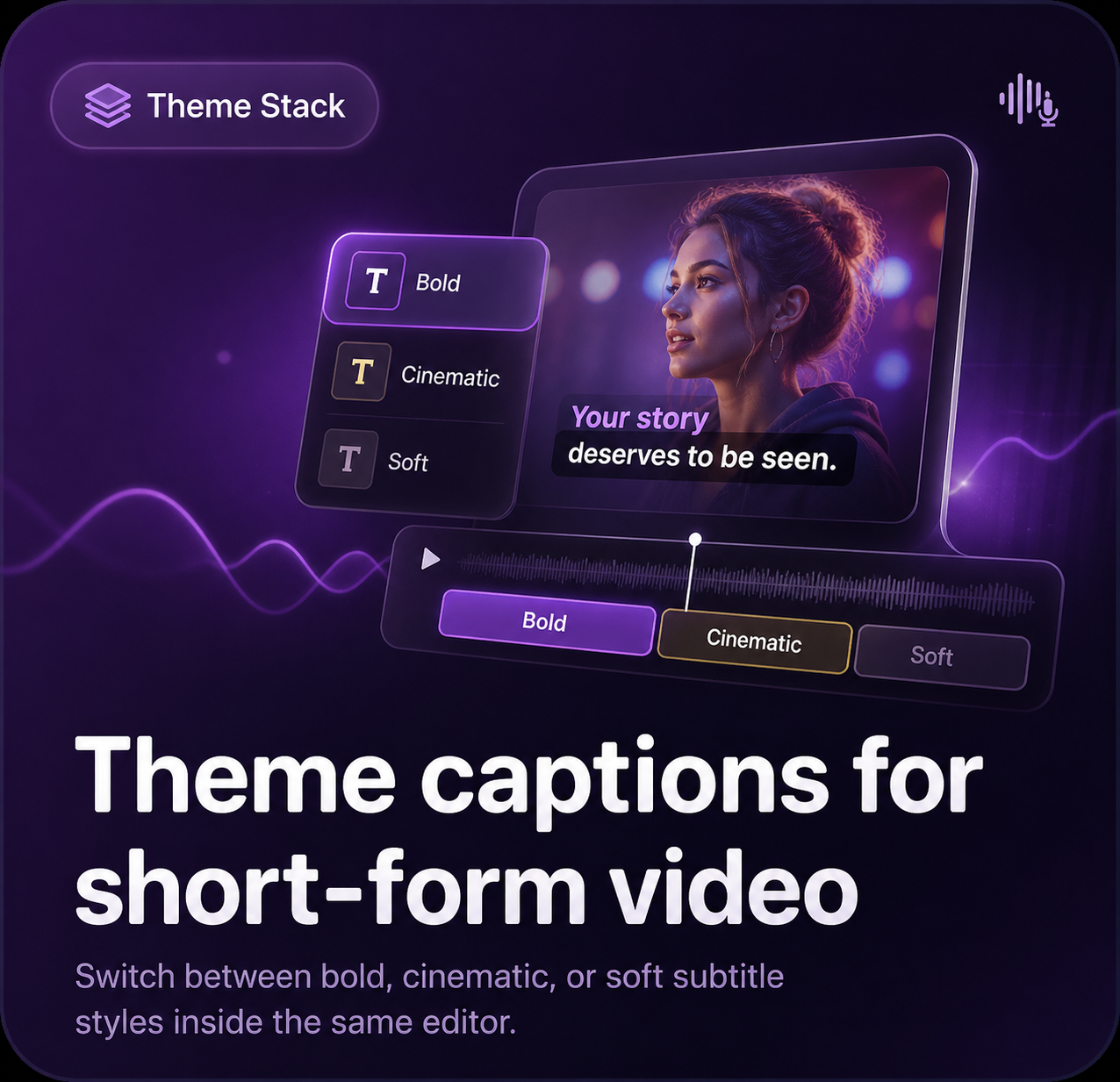 Theme selector screen